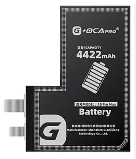 Аккумулятор для iPhone 15 Pro 3274mAh,оригінал PRC G+OCA PRo