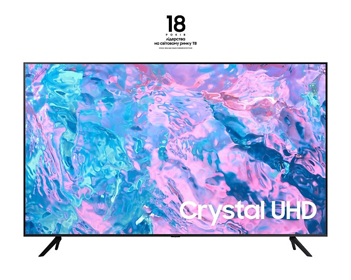 Телевізор Samsung UE43CU7100UXUA 43" Smart TV, фото 1