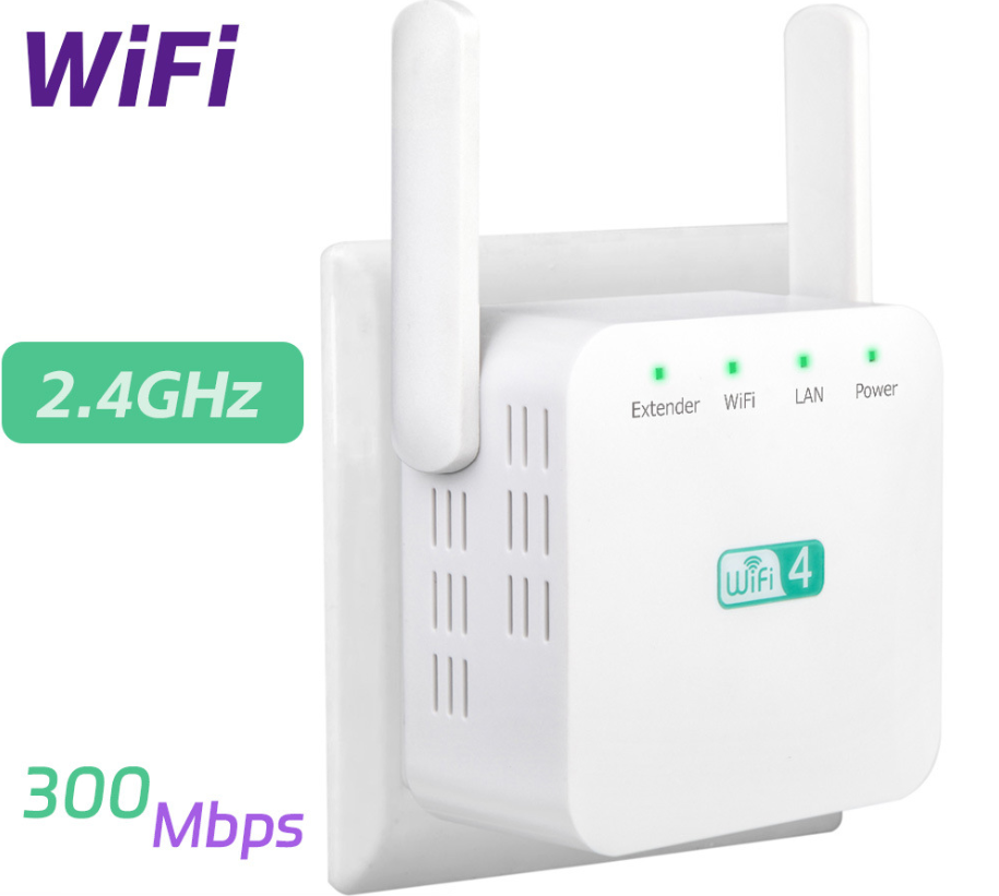 Підсилювач сигналу Wi Fi 300 Mбіт/с Репітер Shenzhen Century ретранслятор вай фай білий