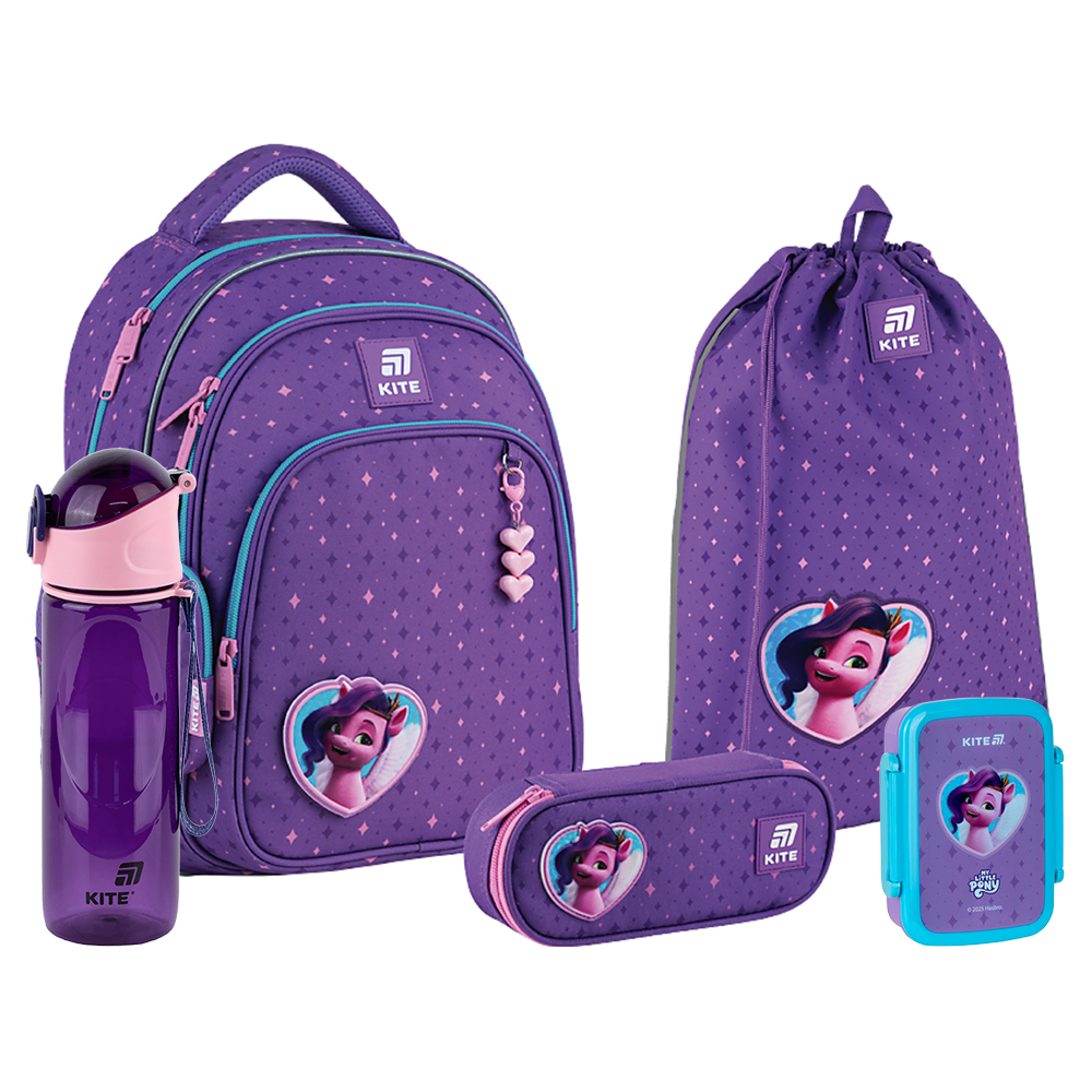 Шкільний набір Kite 5 в 1 Education My Little Pony SET_LP25-763S, фото 1