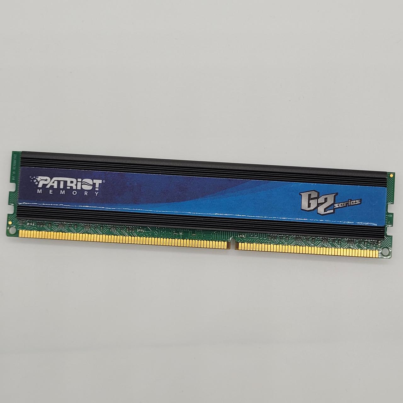 Ігрова оперативна пам'ять Patriot DDR3 8Gb 1333MHz PC3-10600U 2R8 CL9 (PGD316G1333ELK) Б/В