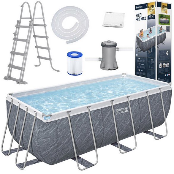 Каркасний басейн Bestway 412x201x122 56722