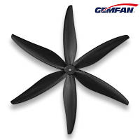 ТОП! Пропеллер для дрона Gemfan 8040 3 Blade Propeller Black 1 pair (GF8040-3CN/HP098.PMCN8040-3B) - (gHome)