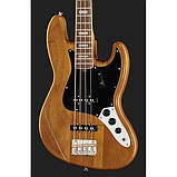 Бас-гітара Harley Benton MV-4JB Natural, фото 8