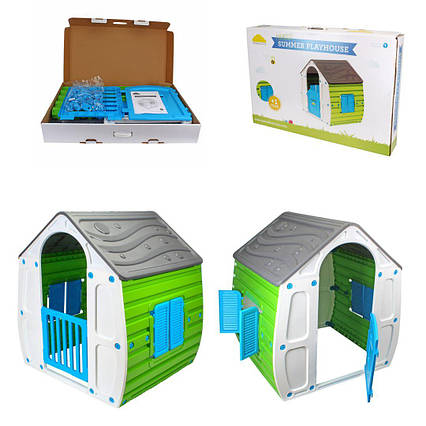 Дитячий ігровий будиночок Paradiso літній для вулиці та саду (2109)