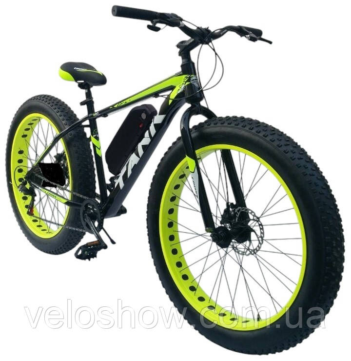 Електровелосипед фетбайк 26/4.0 Hummer 750W 48V/13AH, 20 А PAS позашляховик, заднє колесо електрофетбайк Tank, фото 1