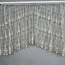 Арка на кухню фатинова коричнева 5*1,7м