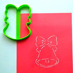 Вирубка для пряника Дзвоник 1, 9 см