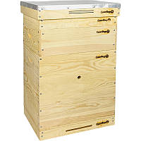 Вулик багатокорпусний Український, 2 корпуса, 12+8 рамок 145мм сосна