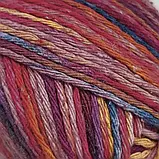 Пряжа Orchestra/Оркестра, бордовий-синій-рожевий Viola SE678, Etrofil, фото 4