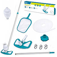Набір для чищення басейну Bestway Aquaclear  2 в 1 пилосос + сачок (58234)
