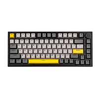 Клавіатура механічна дротова Ajazz Ak820 з підсвіткою та підтримкою HOT-SWAP Чорний Жовтий