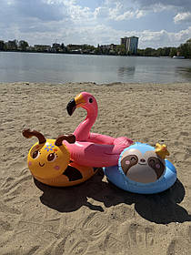 Коло надувне Intex 59220 тварина, 3 види, розмір 70-69 см