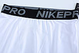 Термошорті Nike pro combat Dri-fit white, фото 5