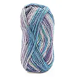 Пряжа Orchestra/Оркестра, блакитний-фіолетовий-ліловий Percussiopn SE675, Etrofil, фото 2