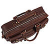 Сумка чоловіча Vintage 14075 шкіряна Коричнева, фото 7