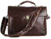 Сумка чоловіча Vintage 14085 для ноутбука Коричнева, фото 2