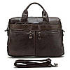 Сумка чоловіча Vintage 14088 Коричнева, фото 6