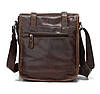 Сумка чоловіча Vintage 14093 Коричнева, фото 6