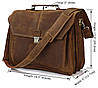 Портфель Vintage 14100 Коричневий, фото 8