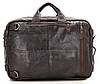 Сумка чоловіча Vintage 14106 трансформер Коричнева, фото 9