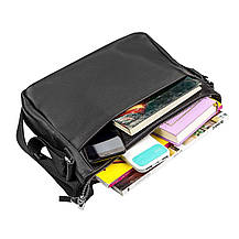 Сумка SHVIGEL 00858 шкіряна Чорна, фото 5