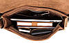 Сумка чоловіча Vintage 14231 в вінтажному стилі Коричнева, фото 10