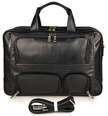 Сумка чоловіча Vintage 14379 Чорна, фото 2