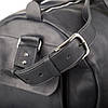 Сумка дорожня Grande Pelle 11046 з вінтажній шкіри Чорна, фото 9
