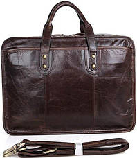 Сумка Vintage 14539 з натуральної шкіри Коричнева, фото 2