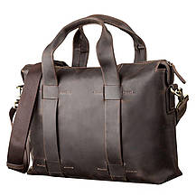 Сумка чоловіча SHVIGEL 11105 шкіряна Коричнева, фото 2