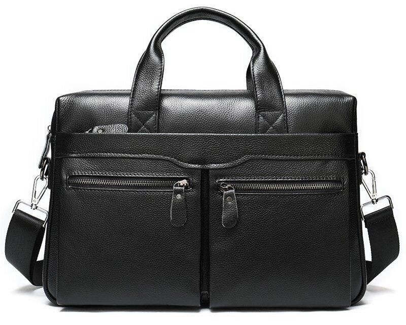 Сумка чоловіча Vintage 14579 Чорна