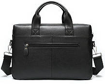 Сумка чоловіча Vintage 14579 Чорна, фото 5