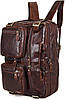 Сумка чоловіча Vintage 14590 шкіряна Коричнева, фото 6