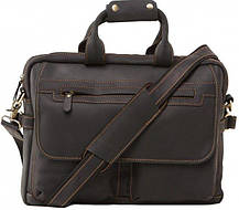 Сумка Vintage 14571 з вінтажної шкіри Коричнева, фото 2