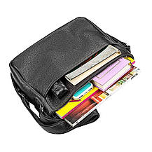 Сумка SHVIGEL 11131 шкіряна Чорна, фото 5