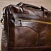 Сумка чоловіча під ноутбук Vintage 14669 Коричнева, фото 10