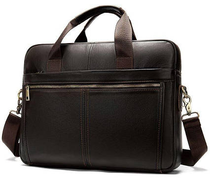 Сумка чоловіча під ноутбук Vintage 14670 Коричнева, фото 1