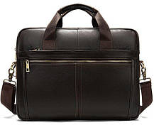 Сумка чоловіча під ноутбук Vintage 14670 Коричнева, фото 2