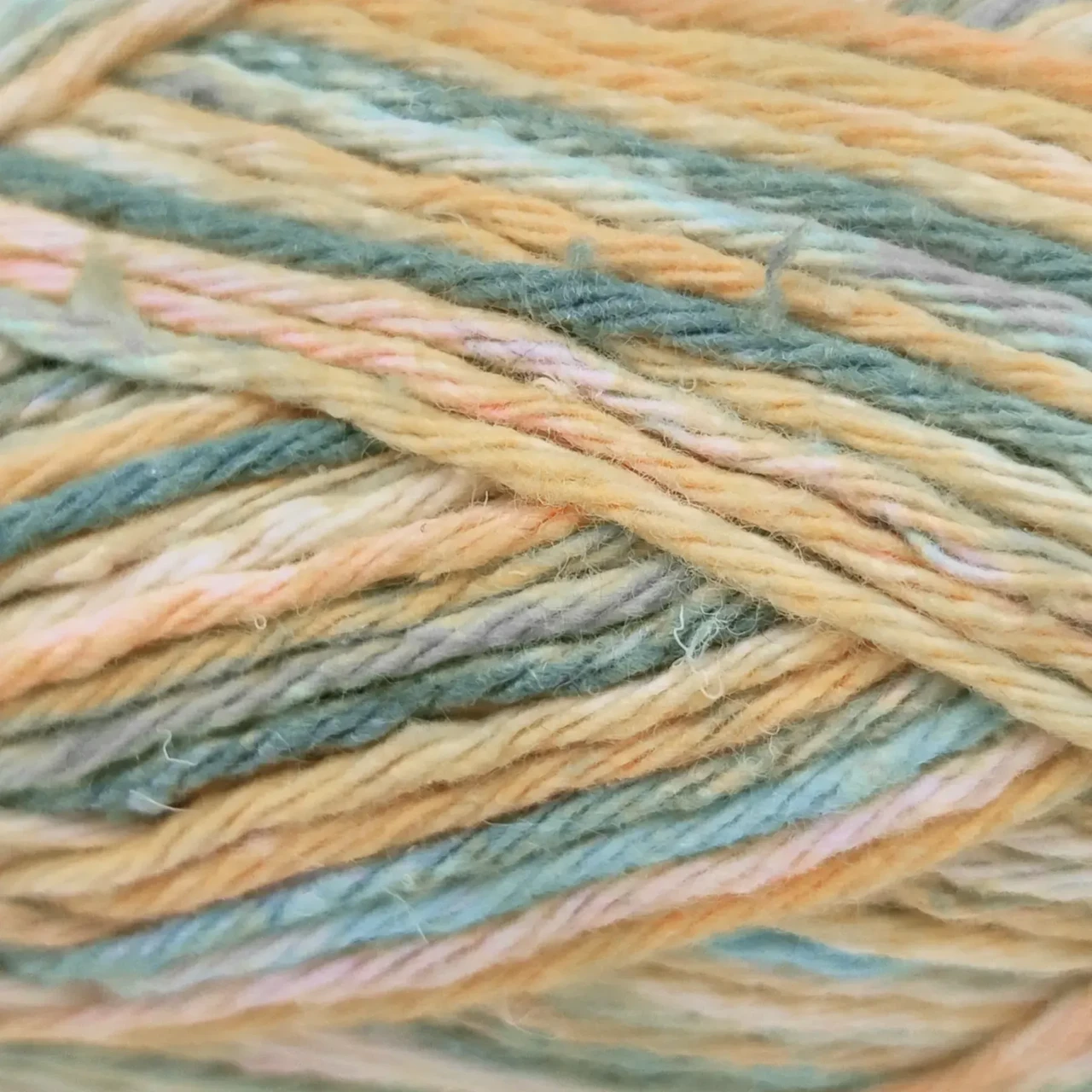 Пряжа Orchestra/Оркестра, зелений-помаранчевий-жовтий Cello SE679, Etrofil, фото 1