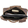Сумка чоловіча багатофункціональна Vintage 14881 Коричнева, фото 10