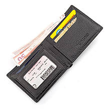 Чоловічий гаманець ST Leather 18319 (ST160) шкіряний Чорний, фото 6