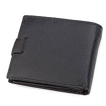 Чоловічий гаманець ST Leather 18339 (ST138) дуже стильний Чорний, фото 3