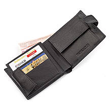 Чоловічий гаманець ST Leather 18339 (ST138) дуже стильний Чорний, фото 6