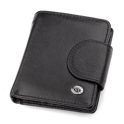 Гаманець жіночий ST Leather 18497 (ST415) шкіряний Чорний, фото 1