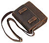 Сумка чоловіча-почтальонка в винтажной шкірі Vintage 14980 Коричнева, фото 6