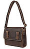 Сумка чоловіча-почтальонка в винтажной шкірі Vintage 14980 Коричнева, фото 10