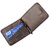 Зручний чоловічий Затискач для купюр ST Leather 18938 Коричневий, фото 7