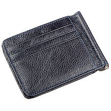 Шкіряний Затискач для чоловіків ST Leather 18942 Синій, фото 3