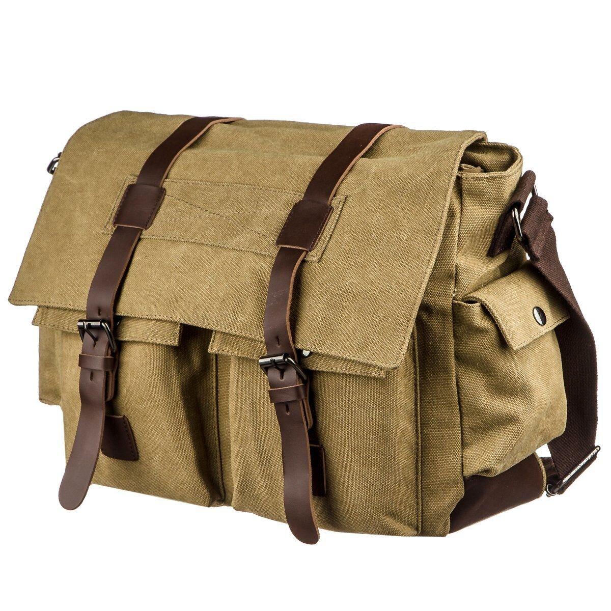 Сумка на плече текстильна Vintage 20149 Пісочна